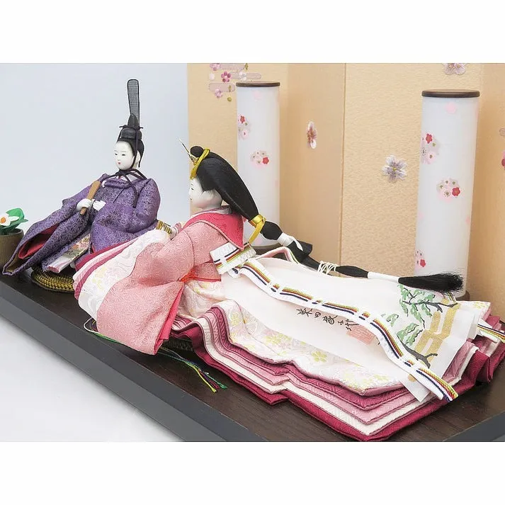 柴田家千代 葵 平安 正絹 麻の葉文様 まり桜