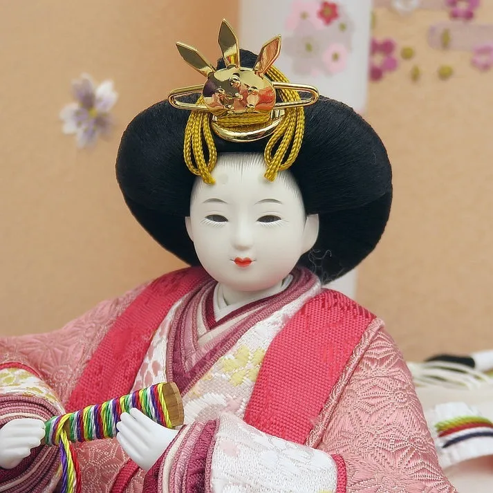 柴田家千代 葵 平安 正絹 麻の葉文様 まり桜