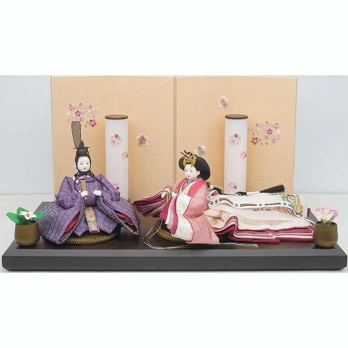 柴田家千代 葵 平安 正絹 麻の葉文様 まり桜