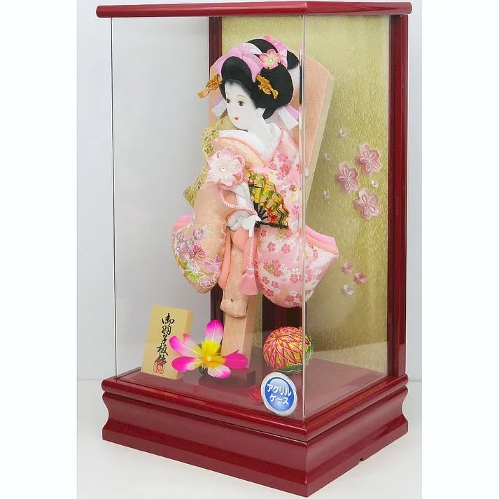 アクリル赤桜10号 美月金彩 桜ピンク