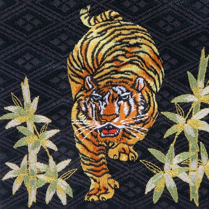 名前旗 名物裂 睨み虎 黒 小